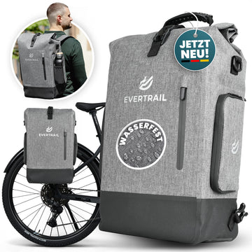 3in1 Fahrradtasche Anthrazit