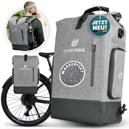 3in1 Fahrradtasche Anthrazit