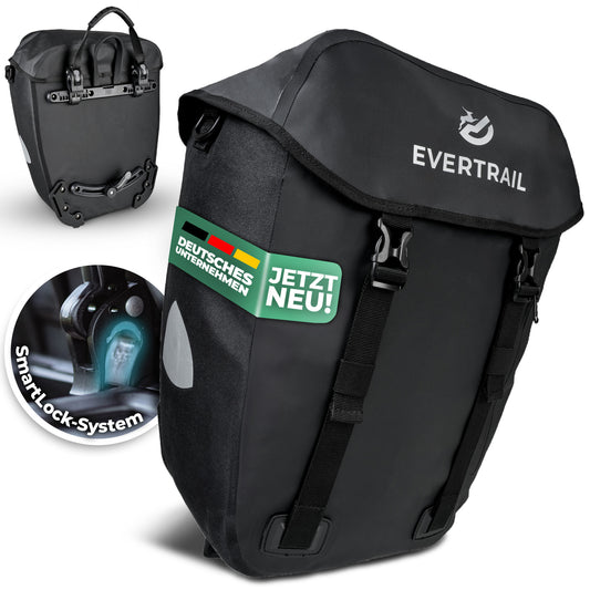 Evertrail Original Gepäckträgertasche Schwarz