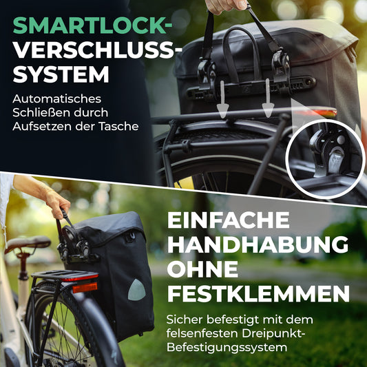 Evertrail Original Gepäckträgertasche Schwarz