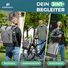 3in1 Fahrradtasche Anthrazit