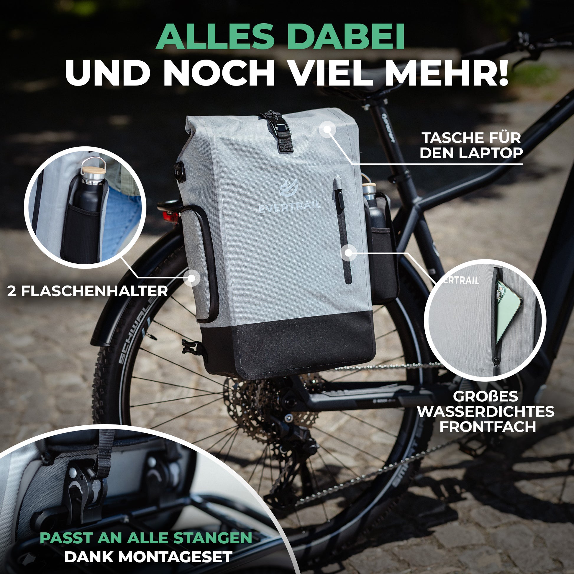 sevenrivers 3 in 1 fahrradtasche 3in1 Fahrradtasche – Evertrail