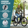 Vollreflektierende 3in1 Fahrradtasche