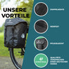 Evertrail Original Gepäckträgertasche Schwarz