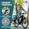 3in1 Fahrradtasche Anthrazit